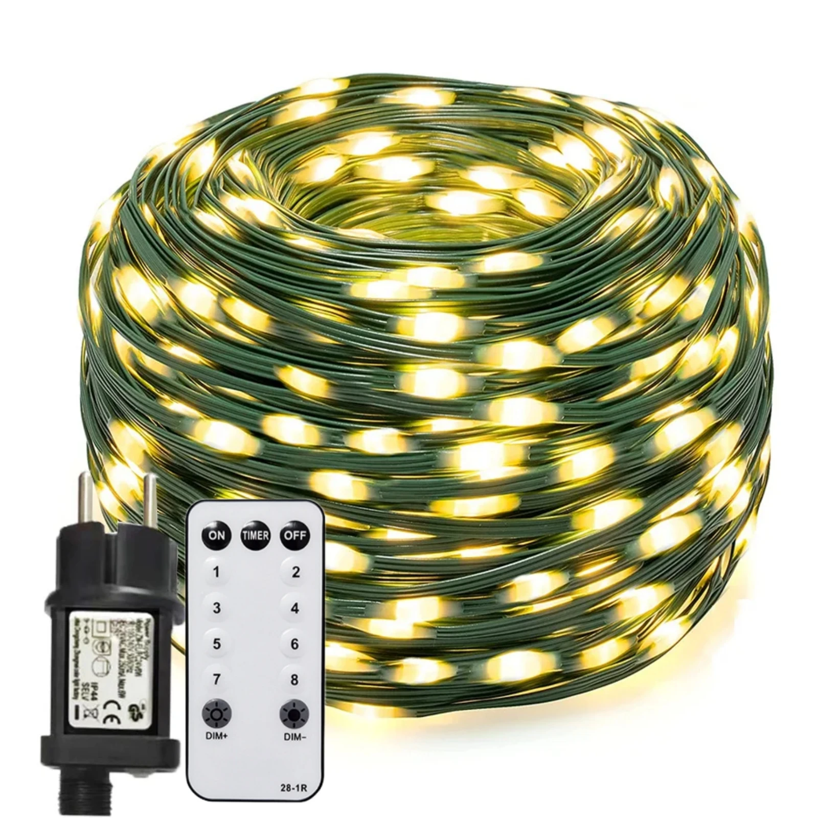 

50M 100M LED String Light RGB Warm White Fairy Lights Holiday Outdoor Lamp Garland for Christmas Tree Wedding Party Decoration