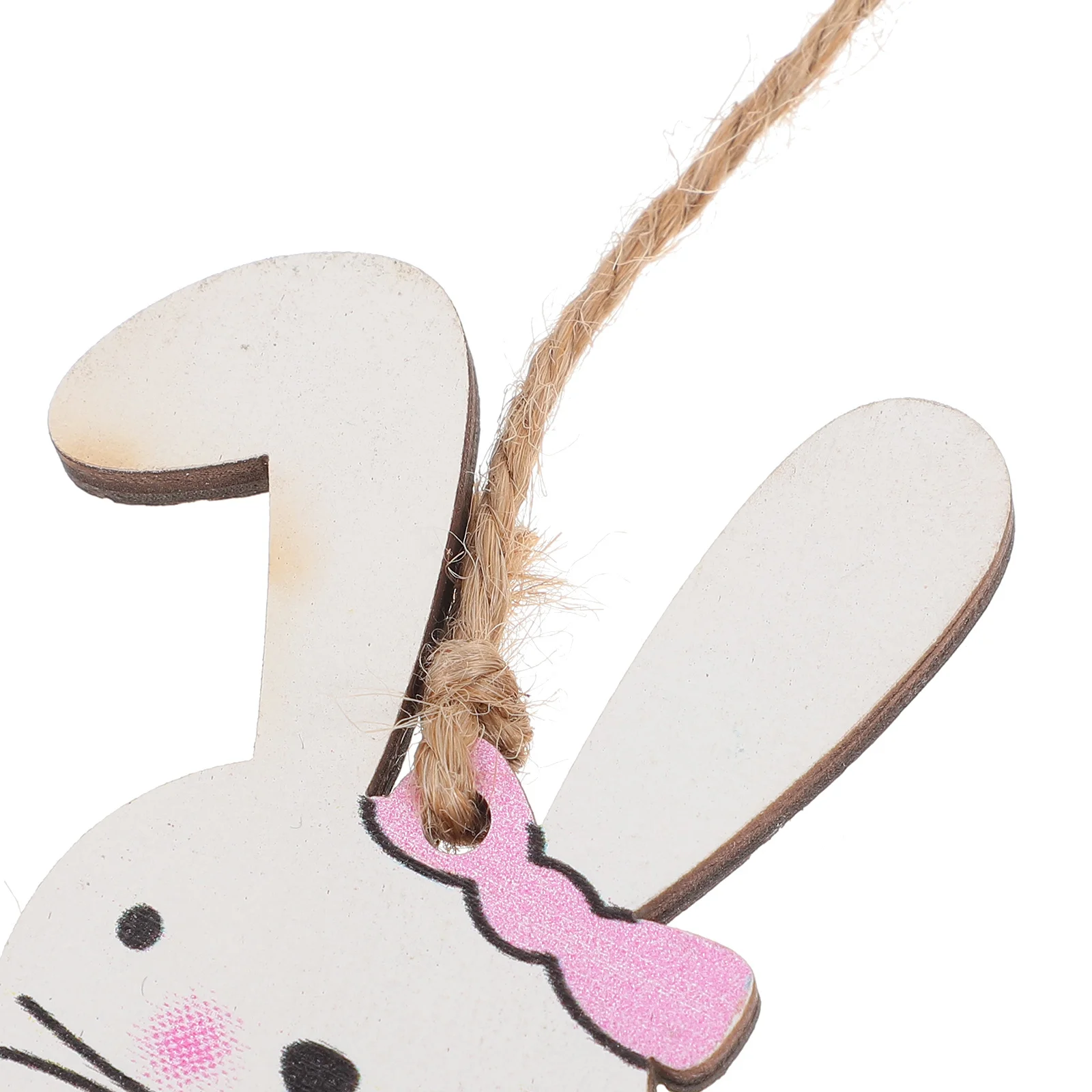 

Ornament Rabbit Flower Pendant Bunny Ornaments Items Craft Straw Decoration Hanging Decorations for Party