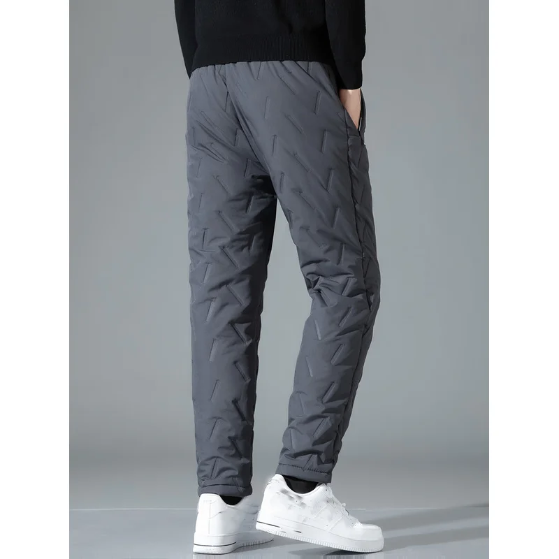 Man Pants Clothes Y2k Casual Baggy Clothing Autumn Men's Windproof And Warm Sports Youth Cargo Black Winter Keep Warm Sweatpants