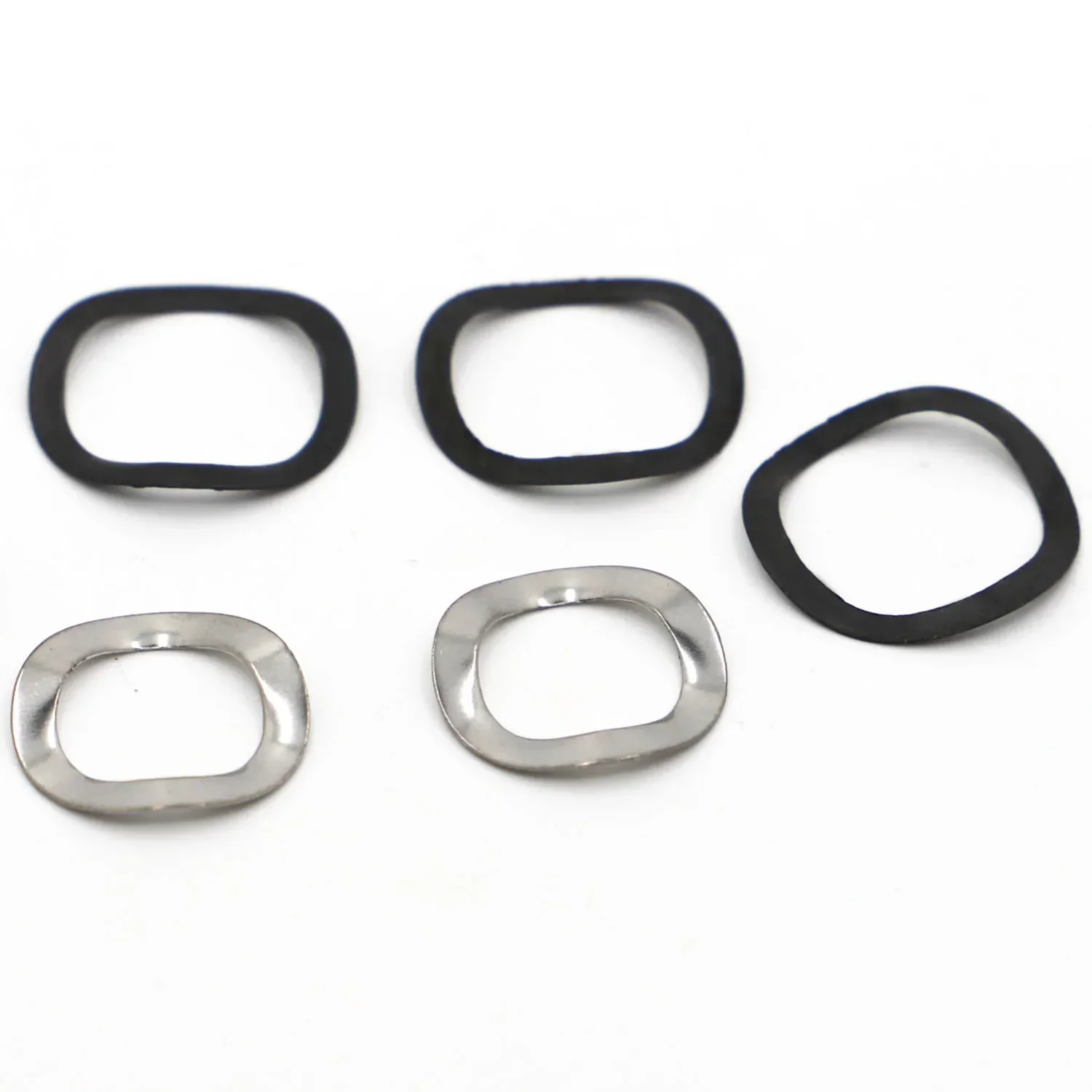 Three Wave Washers Spring Washer 304 Stainless Steel Black 65MN Steel M3 M4 M5 M6 M8 M10 M12 M14 M16 M19 M21 M24 M27 M34