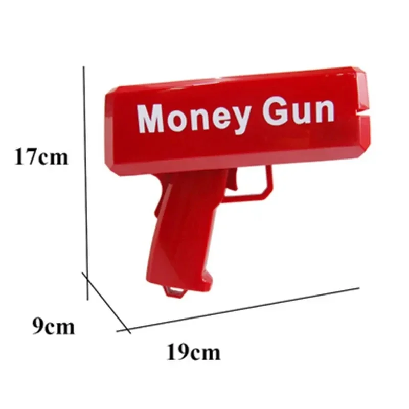 100 Stuks Cash Kanon Bankbiljet Super Geld Gun Shooter Speelgoed Voor Party Game Bruiloft Verjaardagsfeest Kerst