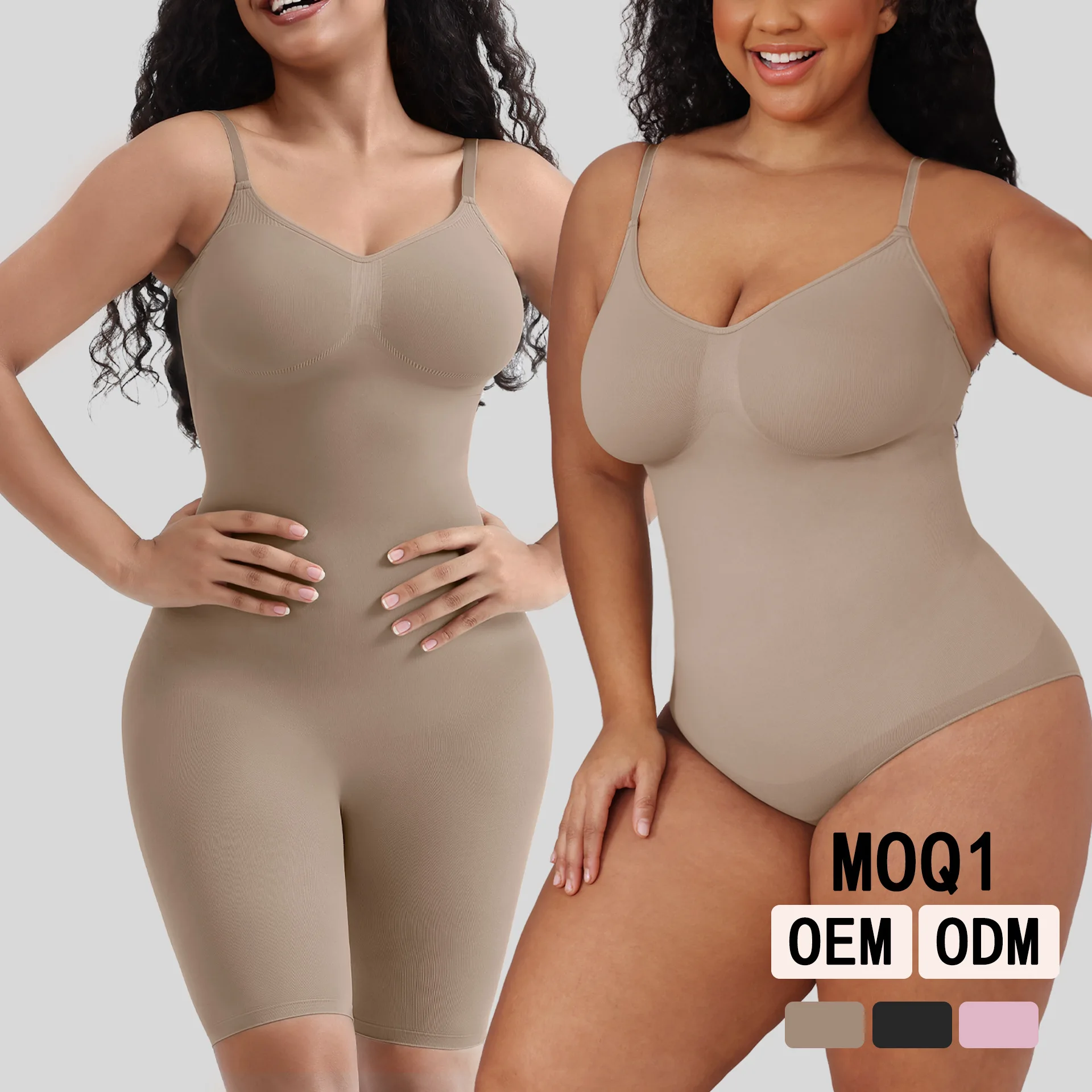 

High-quality Shapewear Women's Body Shaping Underwear Belly Lift Hip Open Enhanced Version Suspender Onesie Women's