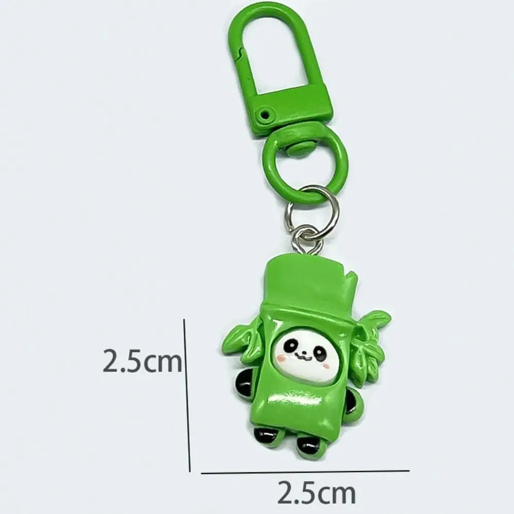 Simplicity Cartoon Panda Keychain Creative Gift Panda Pendant Durable Mini Bag Accessories