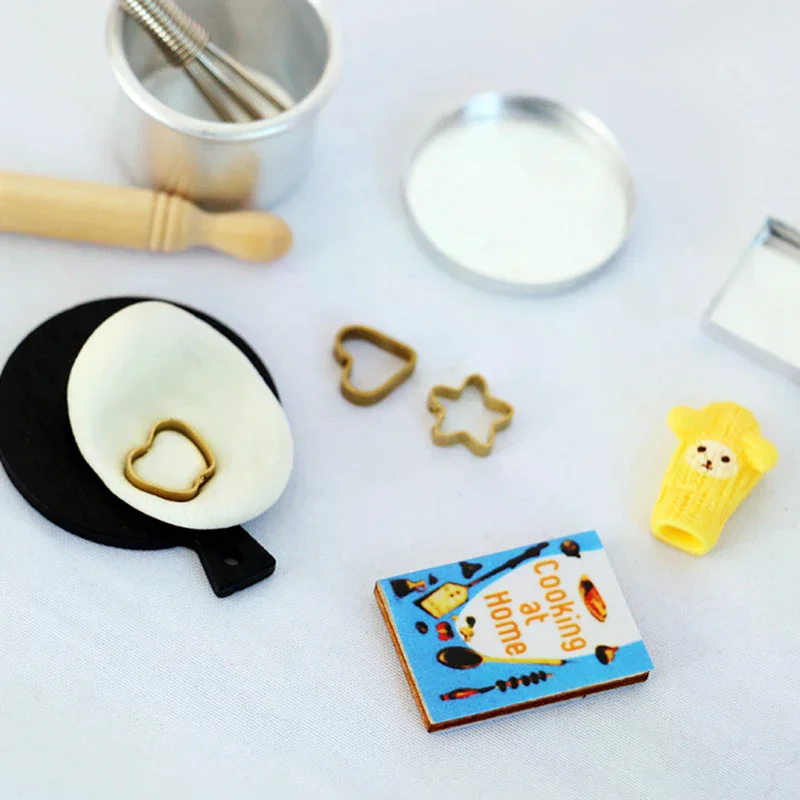 1set poppenhuis miniatuur keuken koken bakken model DIY pop meubelaccessoires