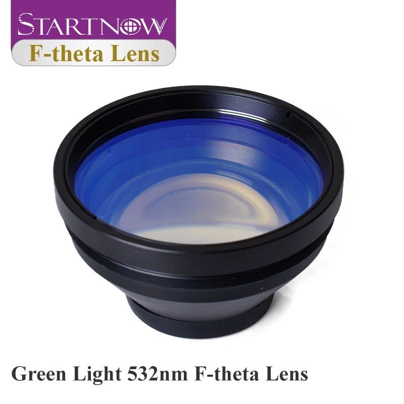 Startnow F-theta Scan Lens 532nm Green Light Laser Marking Machine Galvo System M85 Thread Scan Field 70x70mm Optical Scan Lens