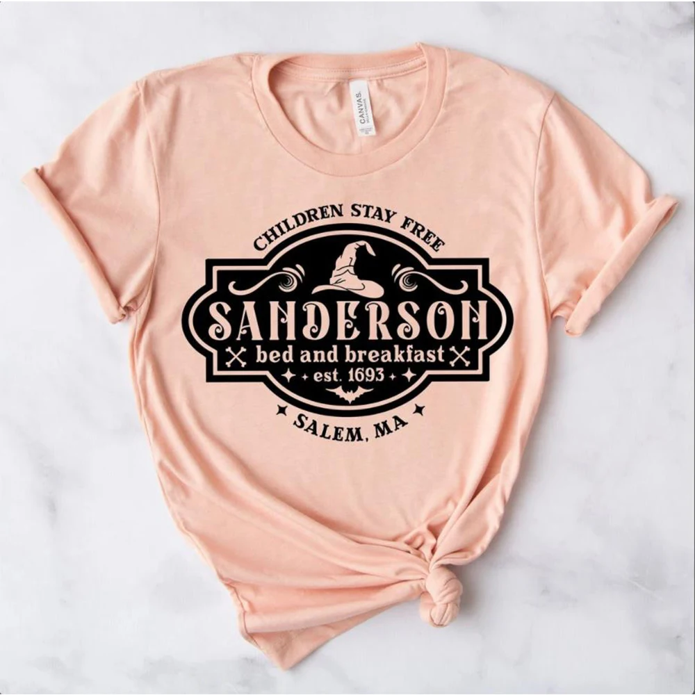 Sanderson Bed & Breakfast Tee Shirt Halloween Movie Tshirt It's All Just A Bunch of Hocus Pocus ShirtsSanderson Sisters Tee