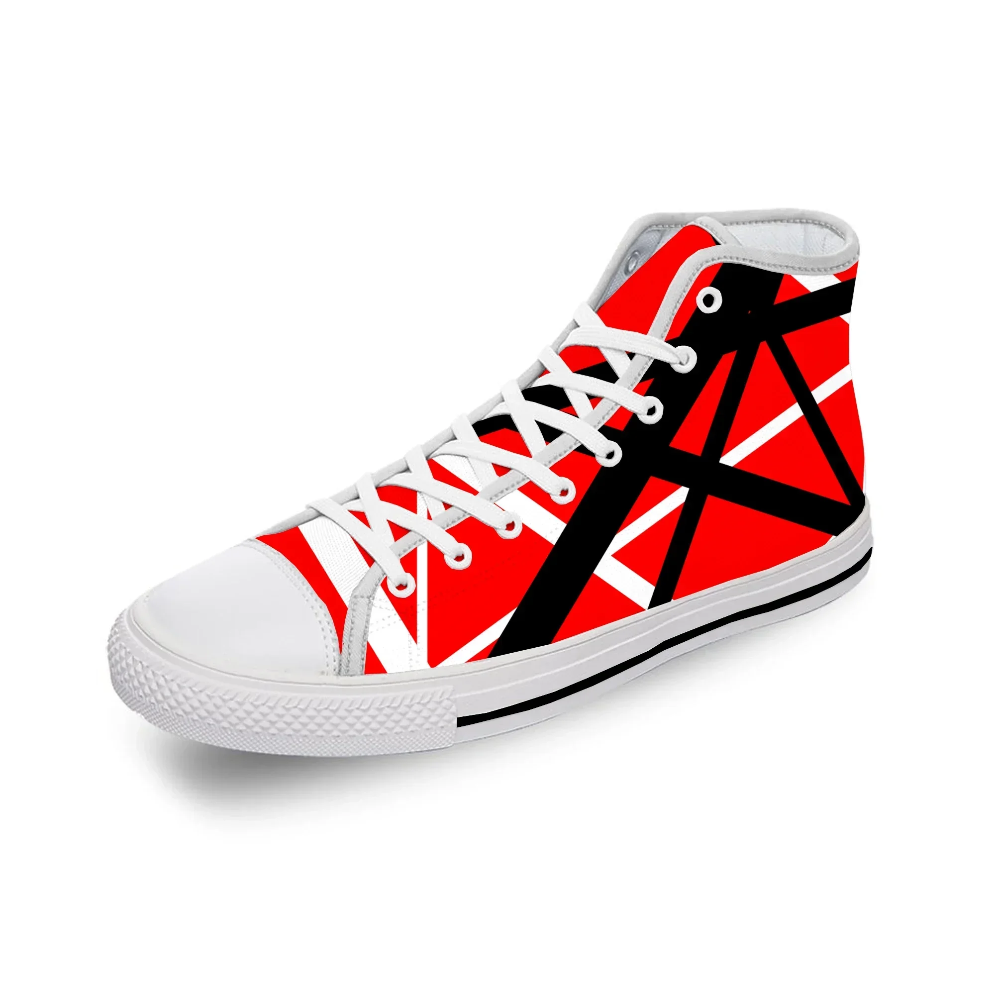 

Кеды Van EVH 5150 STRIPES Halen Harajuku из легкой ткани с 3D-принтом, высокие, унисекс, повседневные, дышащие