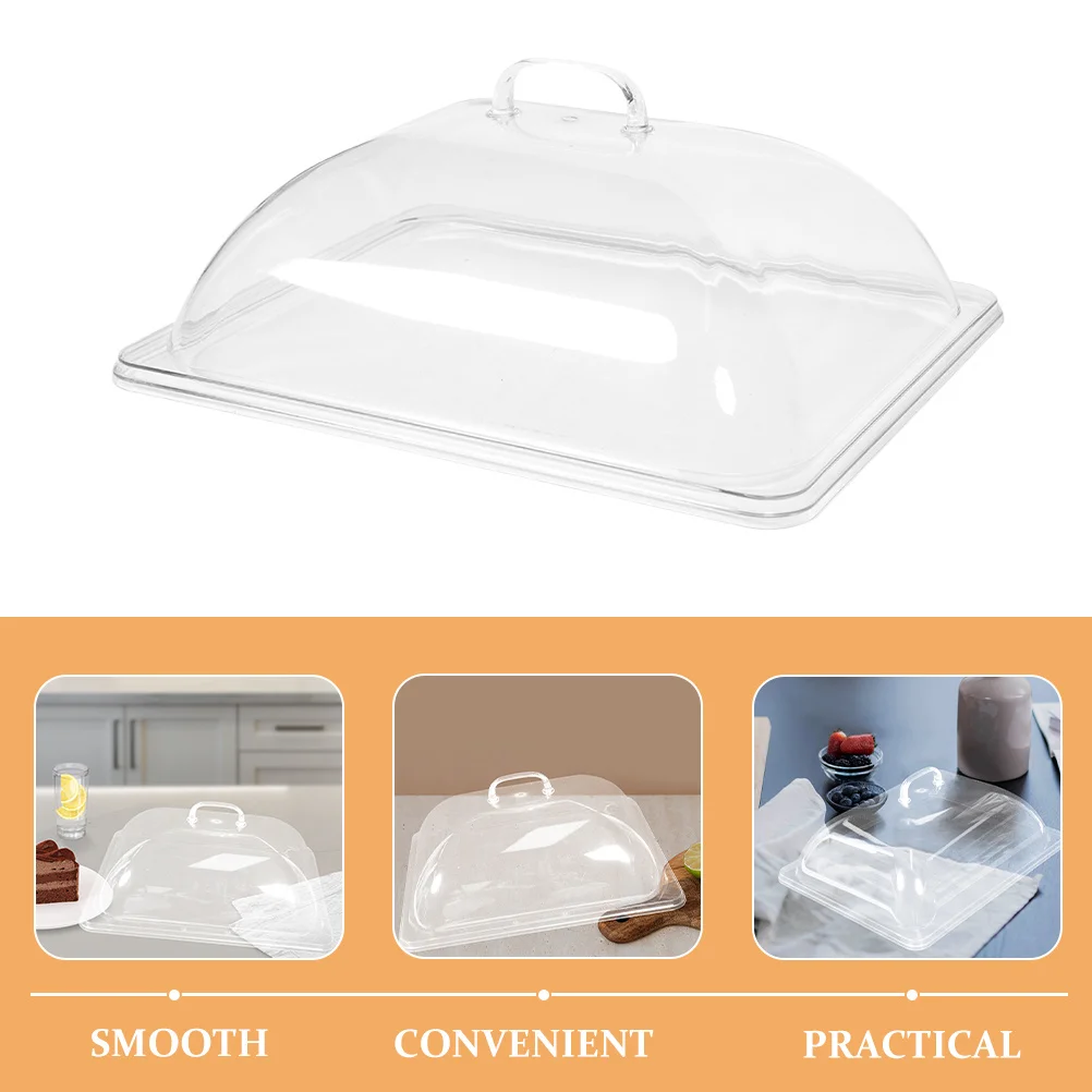 Cúpula transparente para bolo, protetor de alimentos, reutilizável, transparente, para festa, sobremesa, exibição, à prova de poeira, bolo, buffet