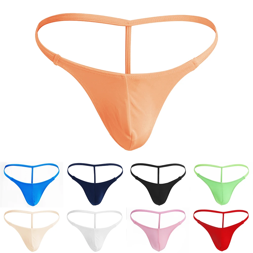 

Men Sexy G-String Sheer Pouch Enhancing Low Waist Bikini For Lingerie Underwear Low Waisted Breathable Underwear