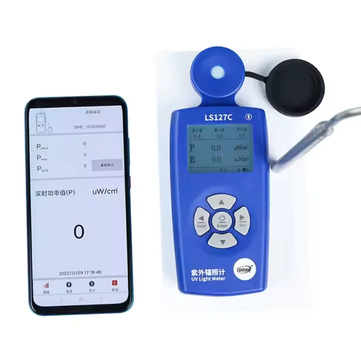 LS127C UVALED Integrated UV Radiometer UV Sterilization Lamp Radiation Intensity Meter Wavelength 254nm Light Meter