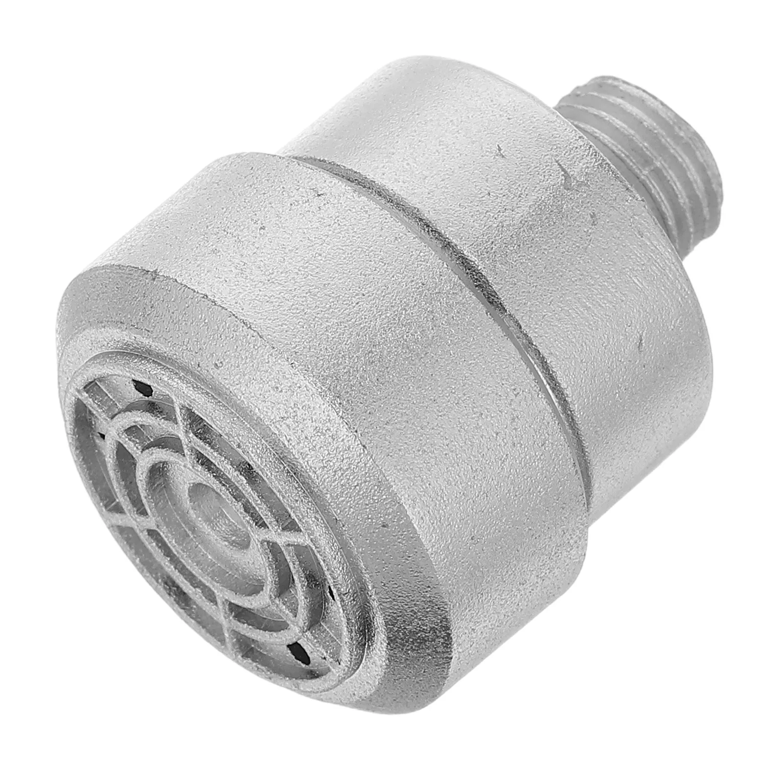 Air Compressor Oil Less Metal Shell Noise Reduction Air Compressor Intake Muffler Quiet Filter Element Replacement