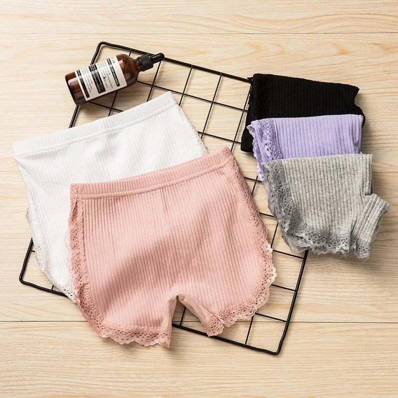 3Pcs Cotton Girls Shorts Safety Pants Top Quality Kids Pants Underwear Children Summer Cute Bow Short Underpants for 1-12 Years