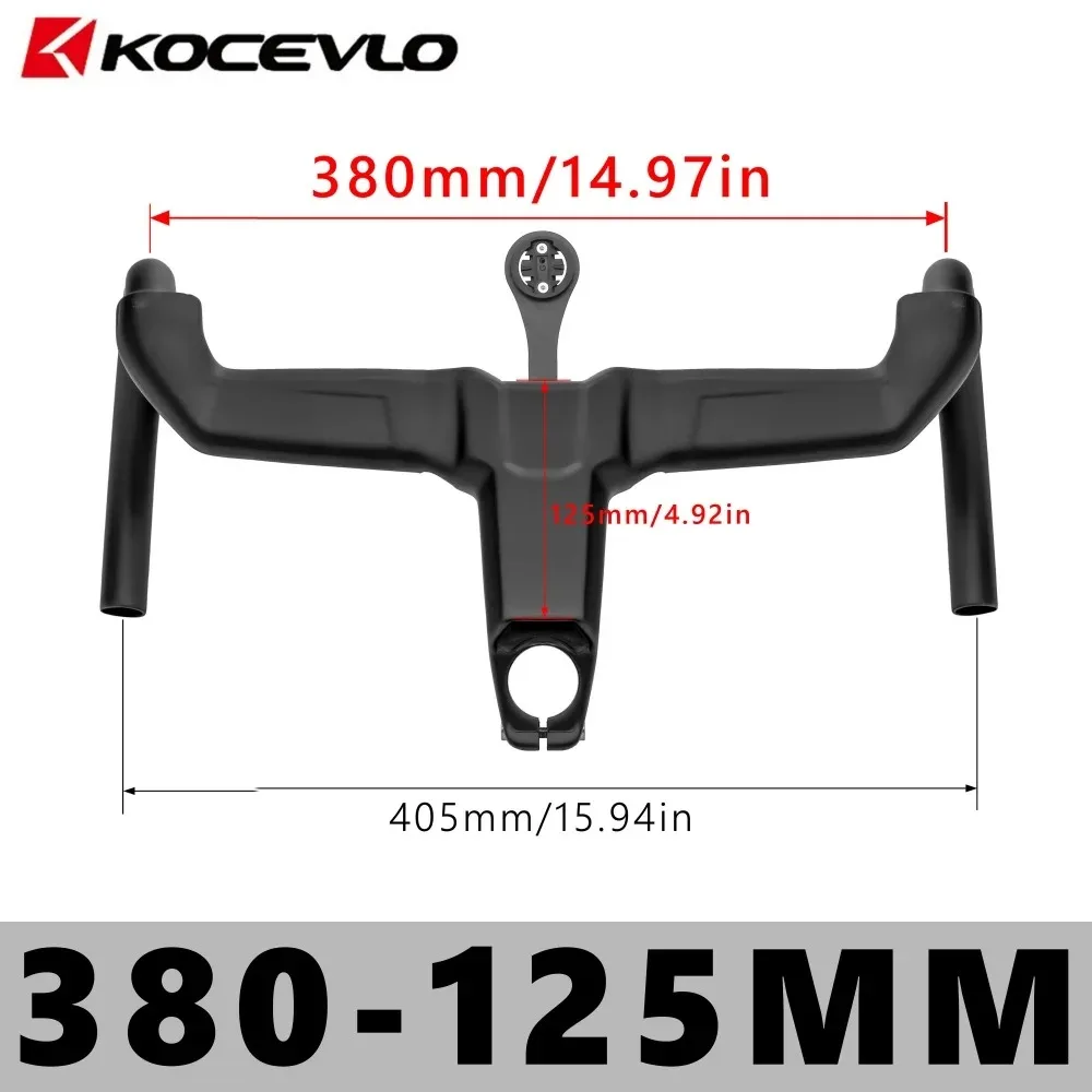 KOCEVLO K04 カーボンロードハンドルバー ステム一体型 28.6/31.8mm
