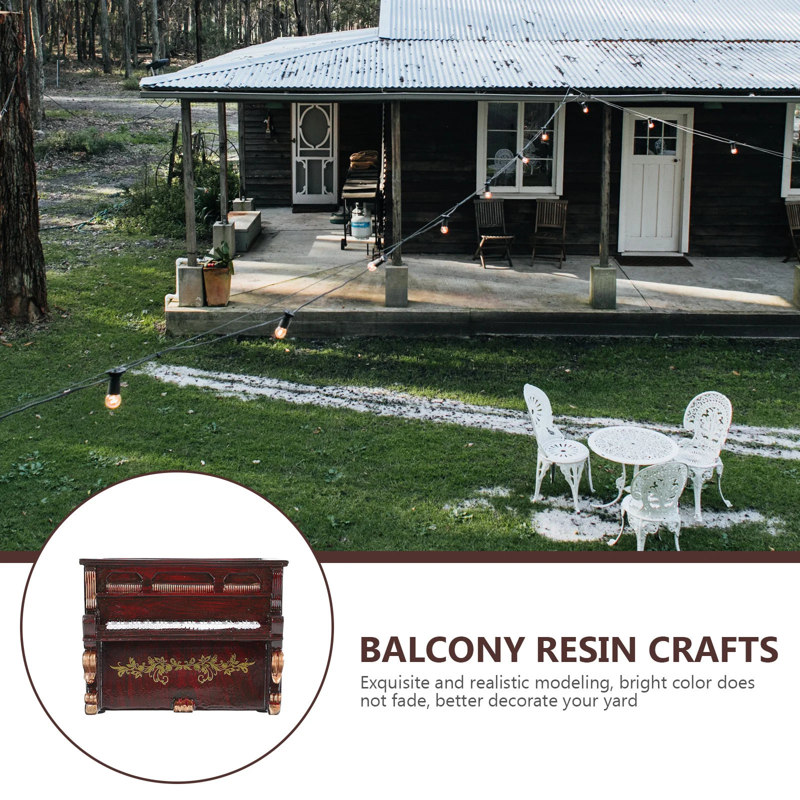 

1Pcs Decorative Piano Shaped Planter Bright Color Resin Flowerpot Ideal for Succulents Cactus Modern Home Desktop Gardening