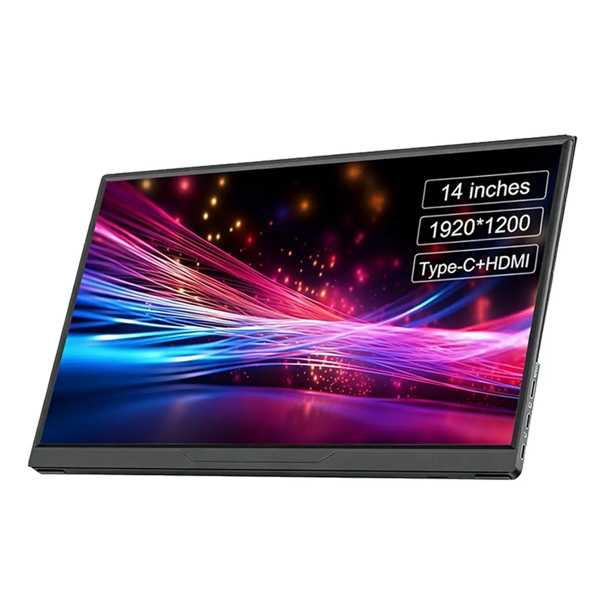 A46U 14 Inch Portable Monitor Touch Screen 1900x1200P IPS Second Screen -Compatible Extended Display for PC Laptop