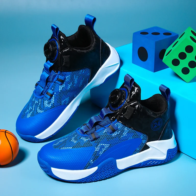 

Children‘s Basketball Shoes Anti-slip High-Top Basketball Combat Boots Boys Girls Cushioned Sneakers Kids Ankle Support Sneakers