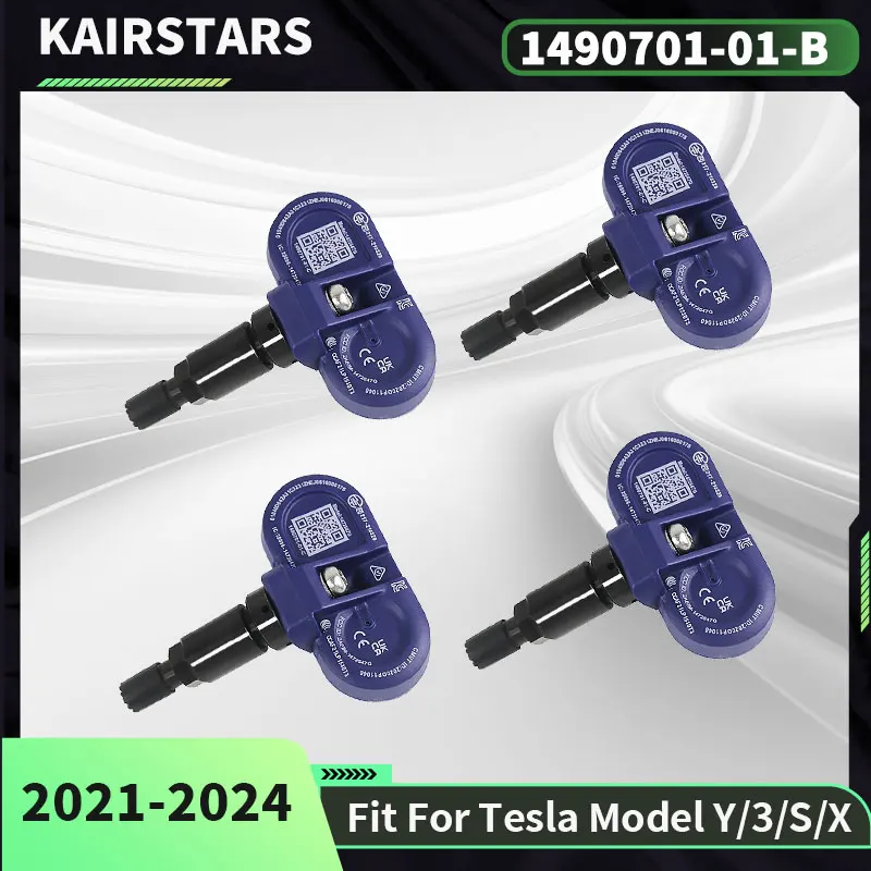 1490701 -01-B para tesla bluetooth tpms sensor de pressão dos pneus sistema de monitoramento apto para 2021-2024 tesla modelo y 3 s x 1490701 -01-C