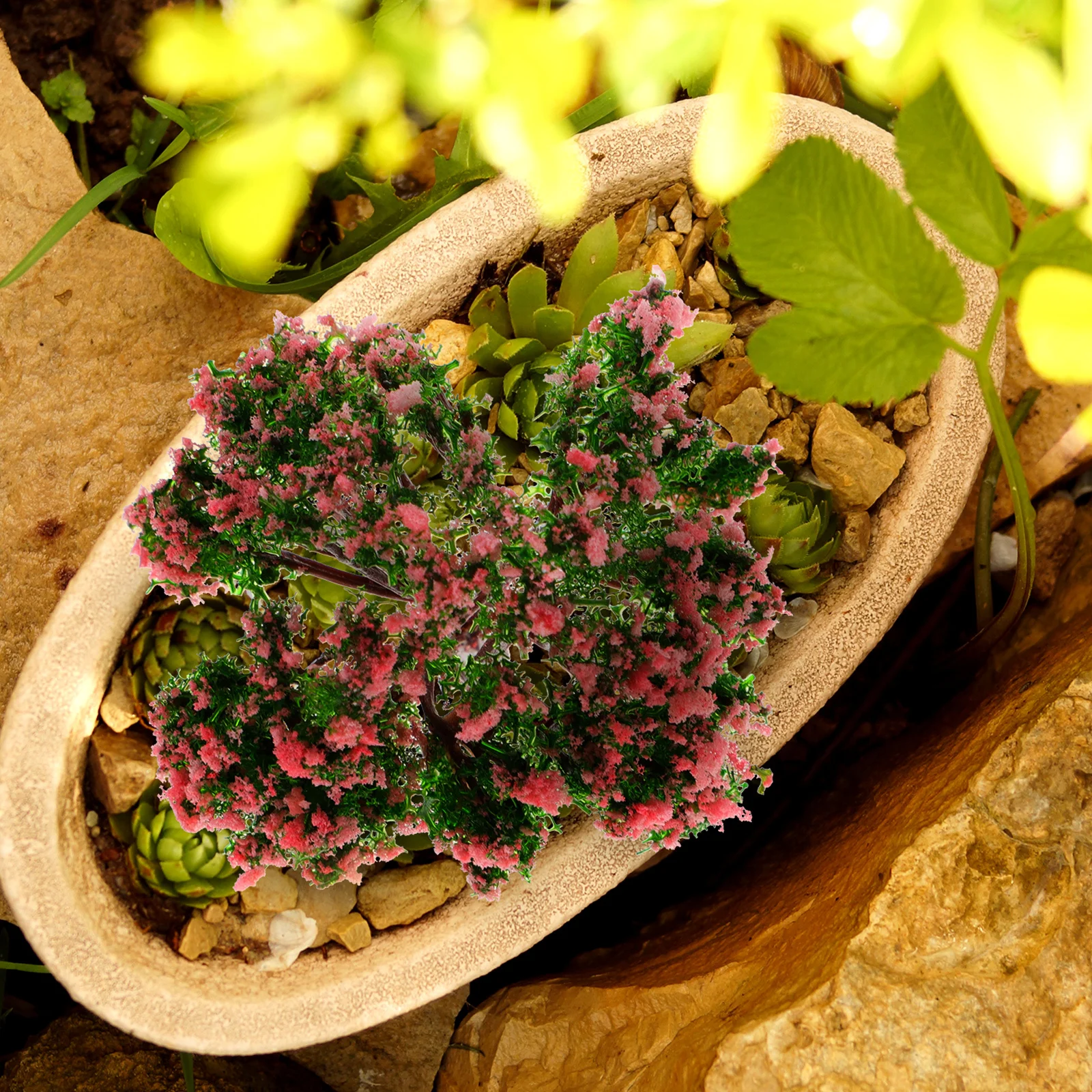 

3Pcs Simulation Tree Ornament Miniature Trees for Sand Table DIY Green Scenery Landscape Decor Artificial Lifelike Models