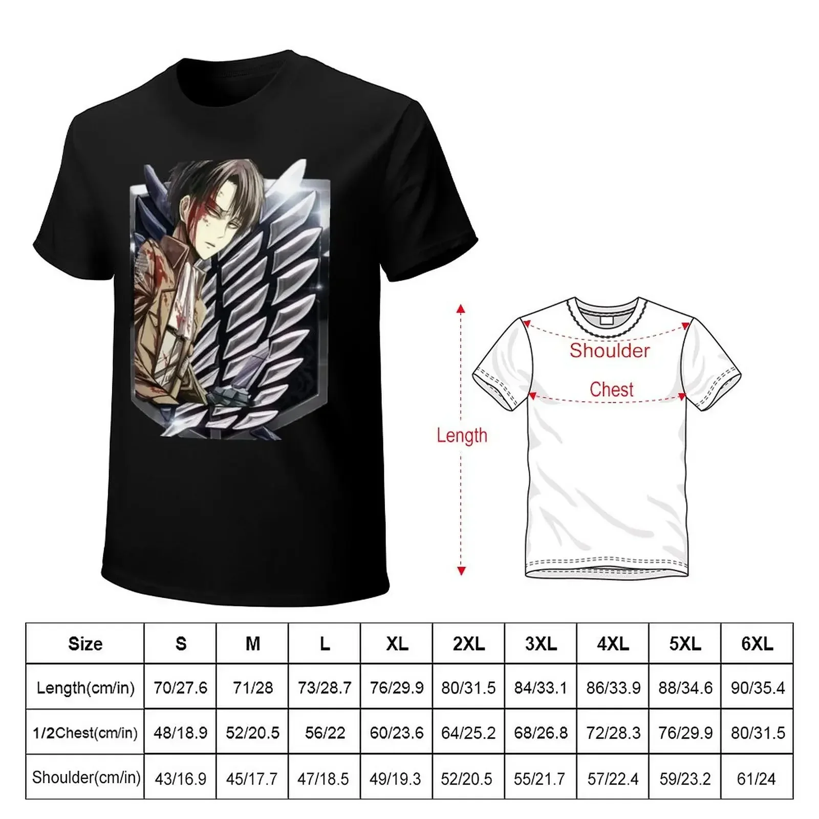 Levi Ackerman T-Shirt animal prinfor boys customizeds mens plain t shirts