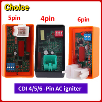 4/5/6Pin AC CDI Box with DIP Switch Motorcycle Lgnition Speed limit4000-12000 For WAVE100 Racing YX140 Competitive Racing YX160