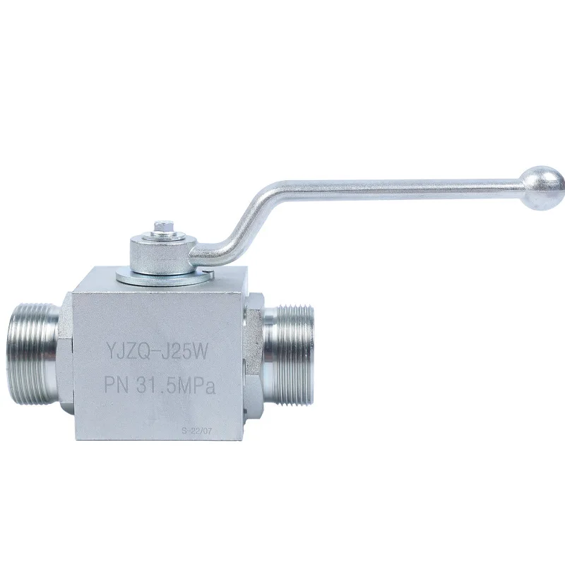 

Шаровой кран высокого давления VH2V-M22X1.5 из нержавеющей стали с внутренней и внешней резьбой, гидравлический, ручной