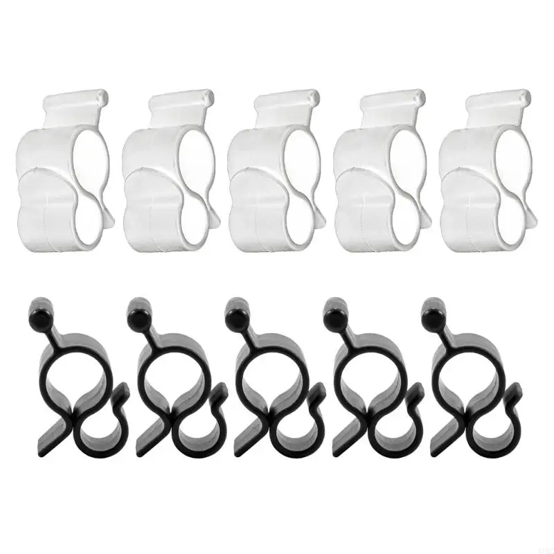 

31BC Tent Hangers Awning Hooks Clips 10 Pieces Camping Traveling Rope Clamp String Light Clip Tent Hook for Caravan Camper