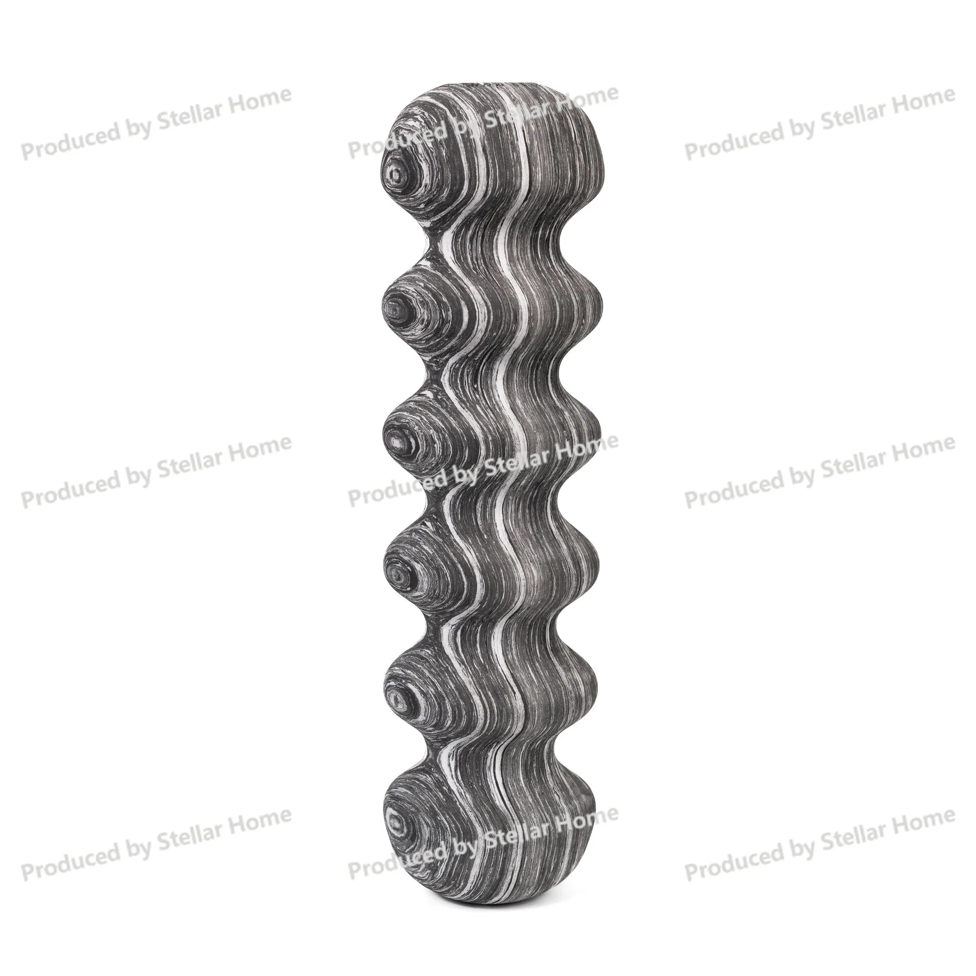 Solid Foam Roller Muscle Relaxation Mace Roller Six-head Column Massage Roller Leg Yoga Equipment