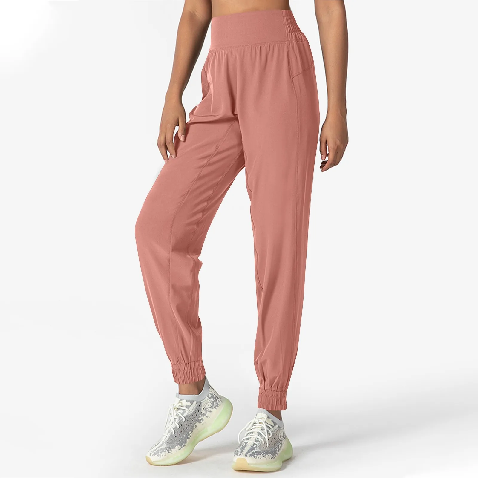 Pantalones básicos Harun para mujer, Pantalón deportivo informal adelgazante de nueve puntos, novedad de verano 2024