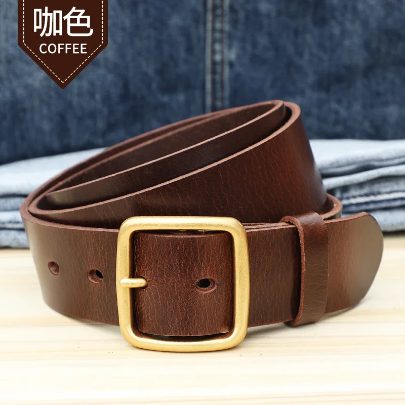 Fashion 90s Retro Bussiness Gifts for Men's Trousers Leather Belt Accessories 2000s High-end Waistband Tactical Belts Male Women