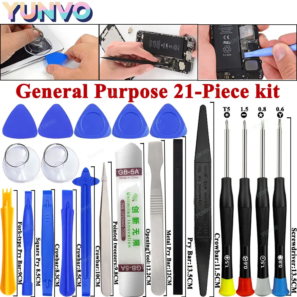 

Mobile Phone Repair Tools Precision Screwdriver Set for iPhone Laptop Tablet Watch Notebooks Computers Maintenance Disassembly