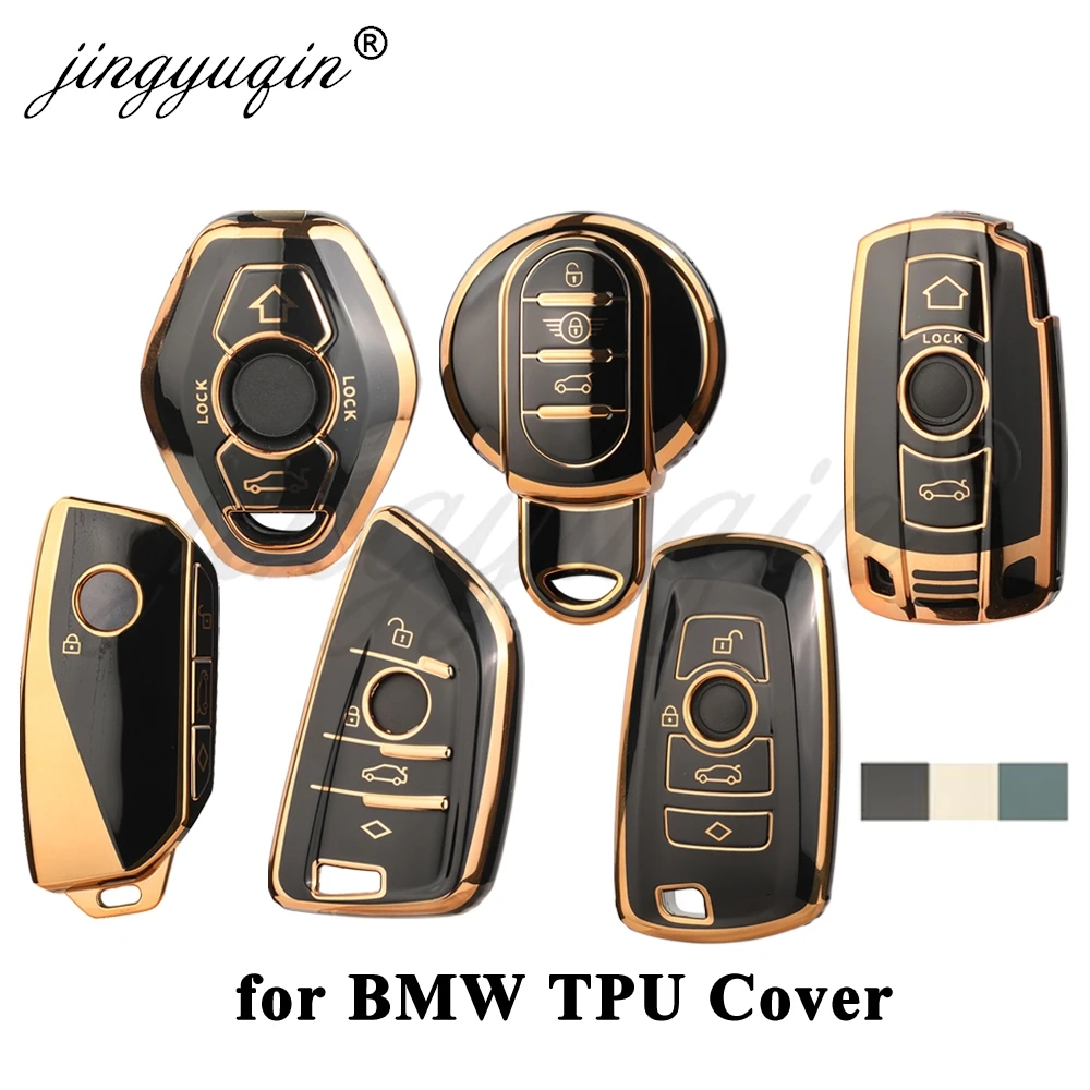 TPU Remote Car Key Cover For BMW Mini Cooper F54 F57 F60 F56 F55 R59 E90 X3 X4 X5 X6 G30 G F 7 Series Countryman Keyless Case