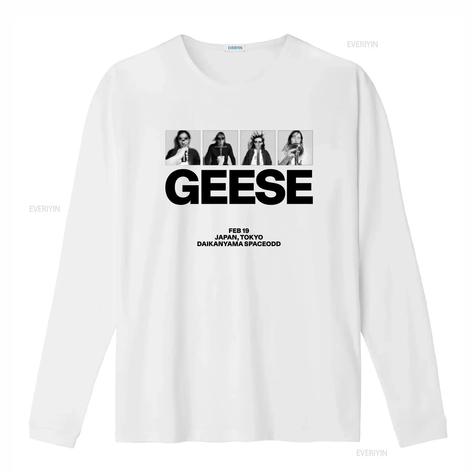 Nueva Camiseta de Colección Gansos Raros 1 Lado K437 Imagen 2 vintage Washed fashion Versatile graphic designer clothes