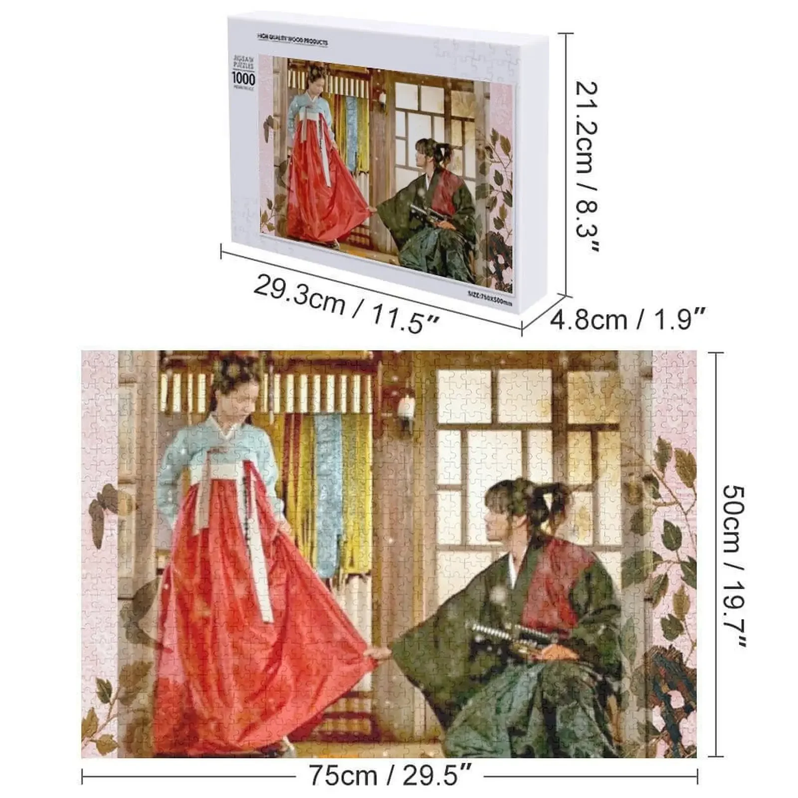 mr sunshine Joseon Kdrama Jigsaw Puzzle Personalised Name Custom Jigsaw Puzzle