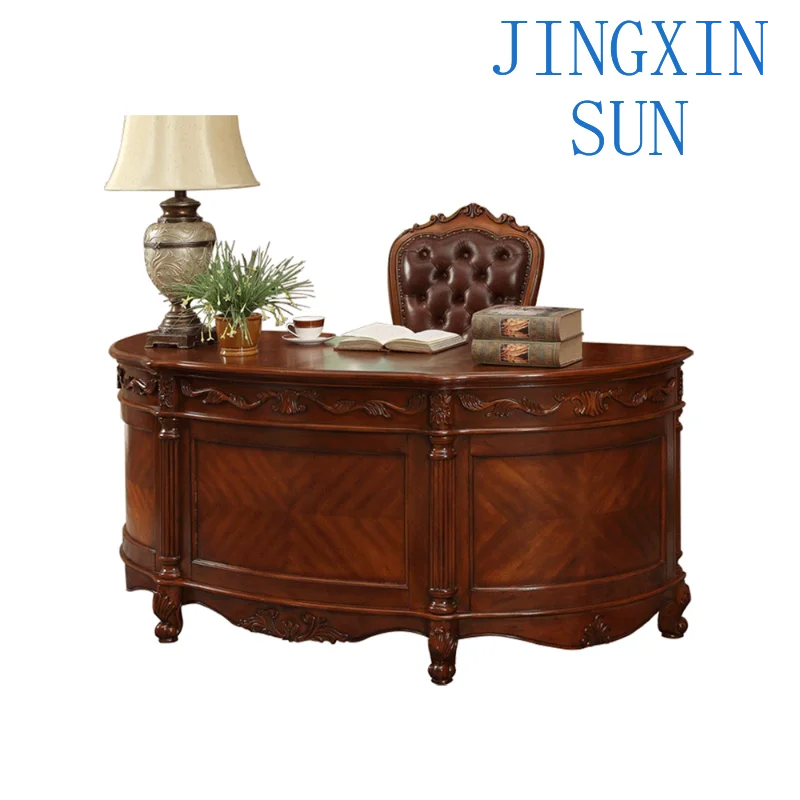 American desk, European solid wood desk, computer desk, calligraphy table, boss table, writing desk