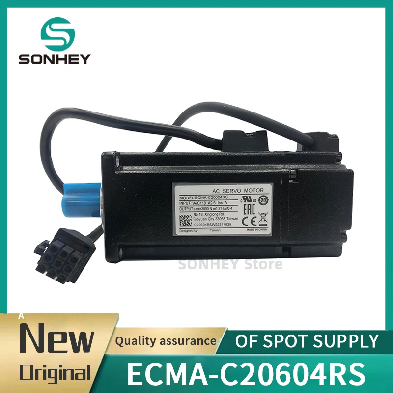 Original Delta AC servo motor 400W ECMA-C20604RS