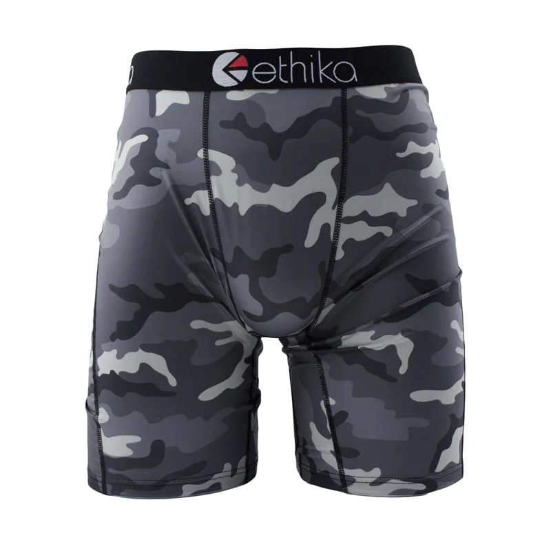 ETHIKA Men Underwear Boxers 1Pcs Breathable Mesh Crotch Man Swimming Underpants Plus Size L-3XL Mens Panties Men's Boxers Briefs image 3
