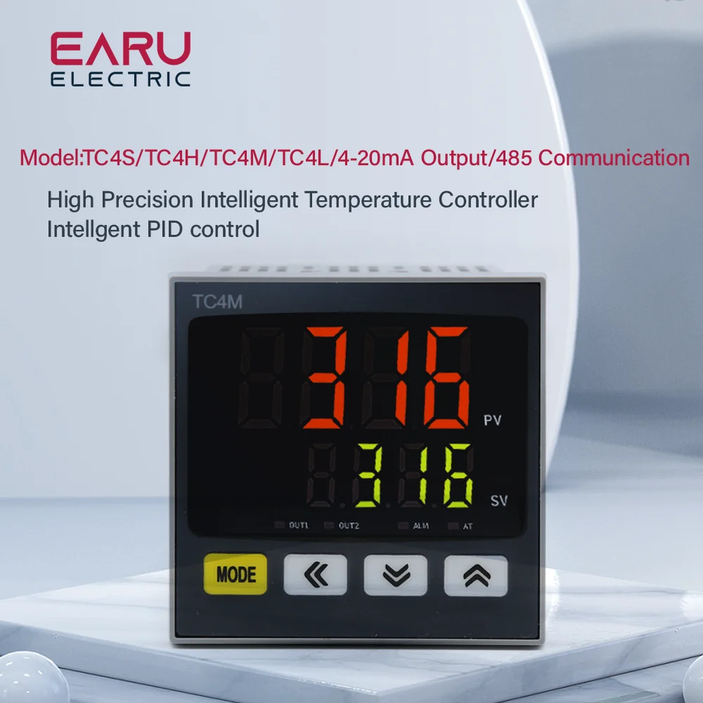 Temperature Controller Multiple Universal Input Signal Digital Display Intelligent PID Adjustment Relay Solid State SSR Output