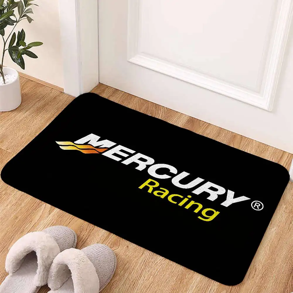 M-Mercury – tapis de course antidérapant pour salle de bain, décoration de la maison, pour porte d'entrée, résistant aux rayures