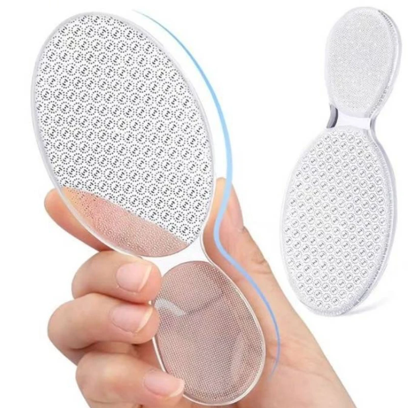 1Pcs Nano Glass Double-sided Foot Rasp Heel File Exfoliating Pedicure Care Foot File Hard Callus Dead Skin Remover Beauty Tools