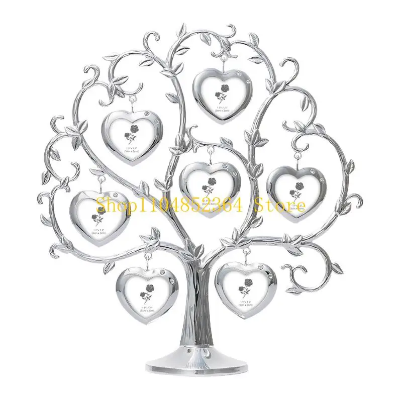 652F Familien-Fotorahmen, Ornament, Stammbaum-Bilderrahmen mit hängendem Bilderrahmen – Detail 4