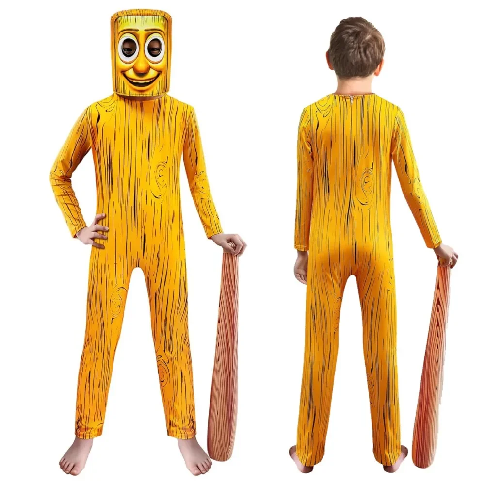 TungTung Sahur Volwassen Kinderen Cosplay Voor Kinderen Cartoon Anime Jumpsuit Bodysuit Italiaanse Hersenkostuums Party Italiaanse Brainrot Set