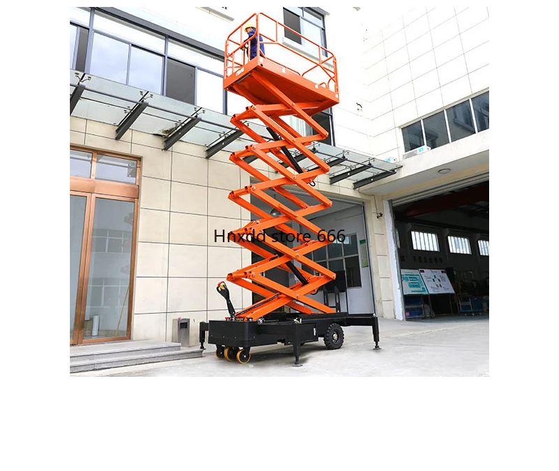 Traction electric lift platform scissor lift