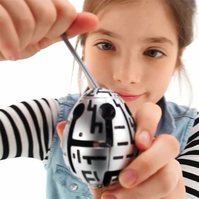 Smart Egg 3D Maze Puzzle Level 6 Space Capsule, STEM Brain Teaser Labyrinth Game, Stress Relief Educational Toy for Kids Adults