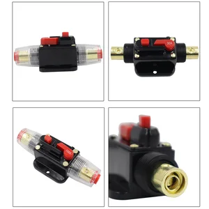 Poder Auto-Recuperação Disjuntor, Car Proteção de Conversão Áudio, Desconecte o porta-fusível, 12V-24V DC, 30A-150A 10 principais vendas disjuntor inteligente dc - №7