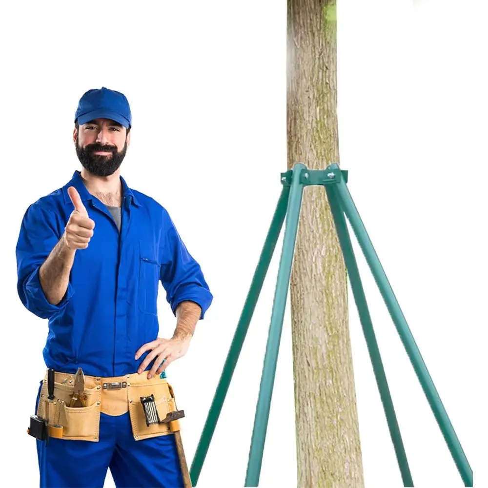 

Кронштейн опоры садовых деревьев, стабилизатор для наклона или молодых деревьев, вмещает деревья до диаметра до 7,9, высота 5,9 фута