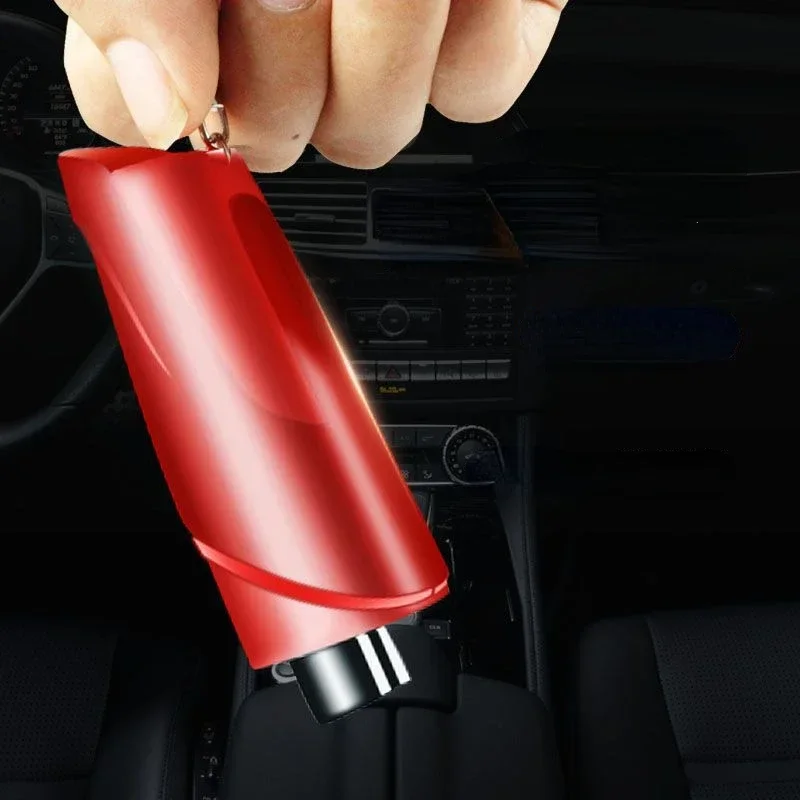 Safety Hammer Car Emergency Rescue Kit Key Chain Knife Life Saving Seat Belt Cutter Window Breaker Glass Emergency Hammer