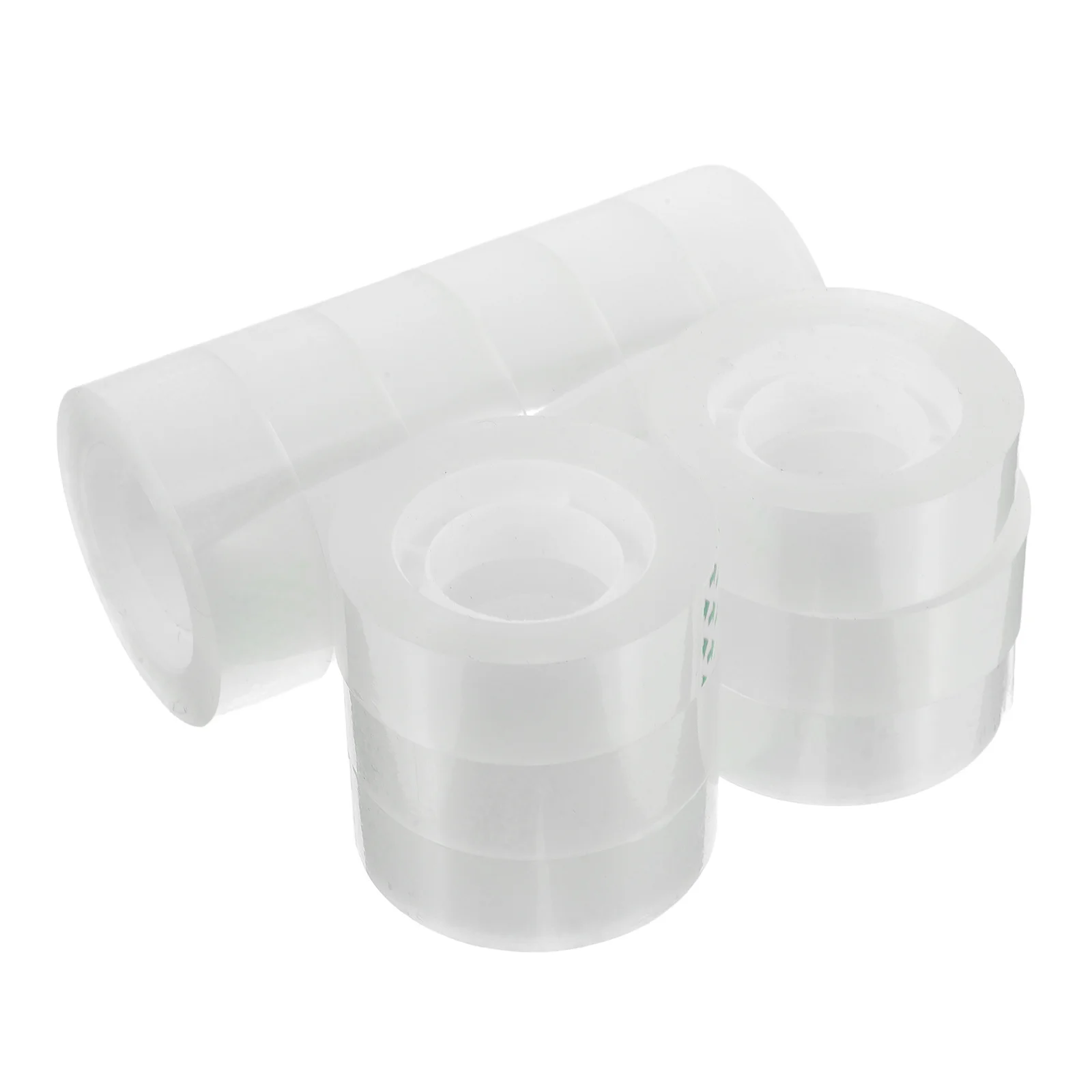 12 Rolls Clear Transparent Tape Small Strong Adhesion for Office School Home Packaging DIY Sealing Envelopes Transparent Tape