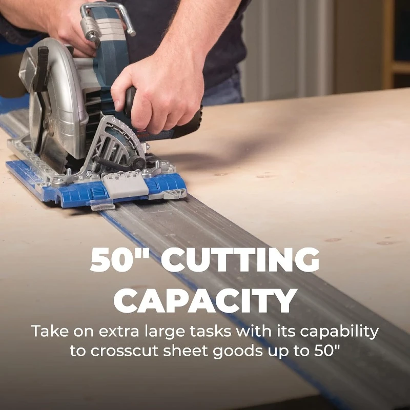 Accu-Cut – Circular Saw Track – Make Straight, Cross, Rip & Angled Cuts Easily - Holiday Home Improvement Gifts for Him