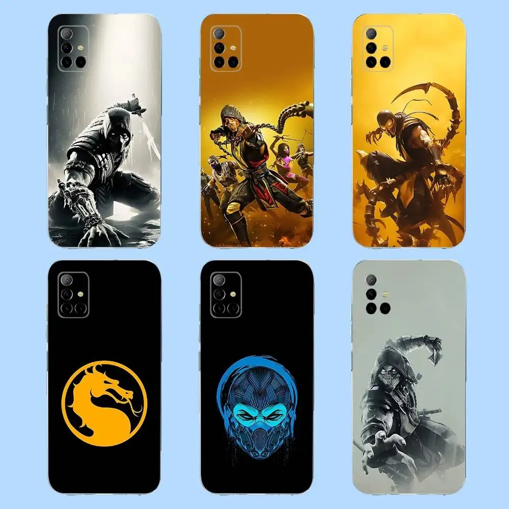 

M-Mortal Kombat Game Phone Case For Samsung S 23,22,10,9,8 A 71,52,51,30,21S,12 PIus,E,Lite Note20 Ultra Clear Soft