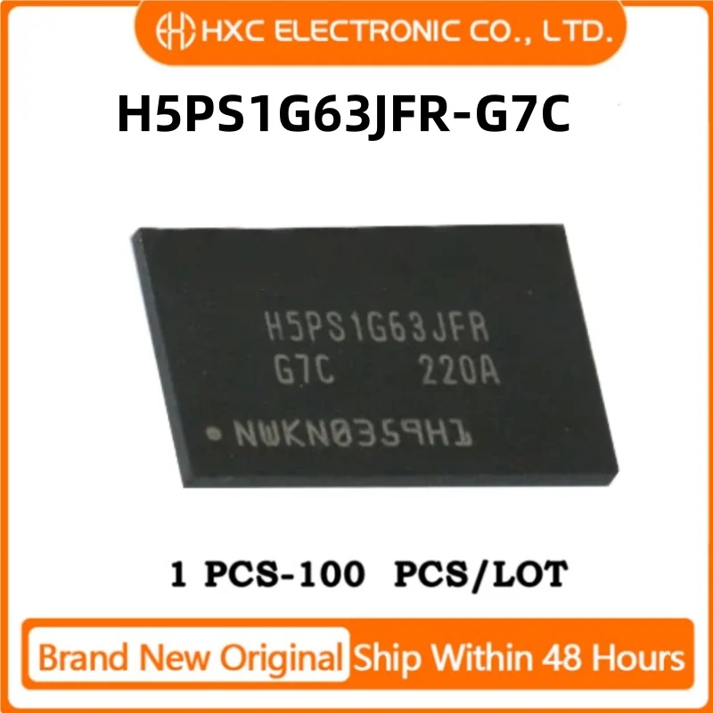 

Free Shipping 1PCS/10PCS/50PCS/100PCS H5PS1G63JFR-G7C FBGA84 H5PS1G63JFR Brand New Original CHIP